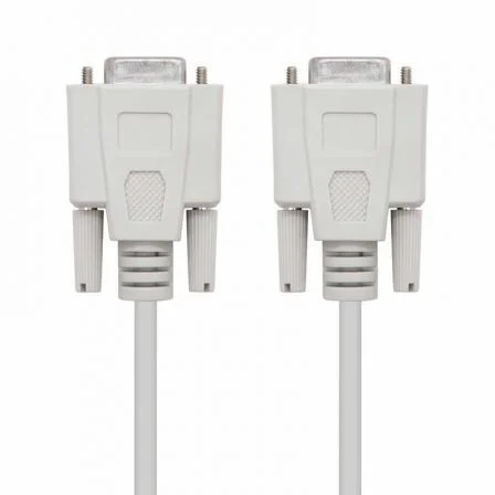 Nanocable Cable Serie Null Modem DB9 Hembra a DB9 Hembra 1,8 m Beige Nanocable Cable Serie Null Modem DB9 Hembra a DB9 Hembra 1,8 m Beige